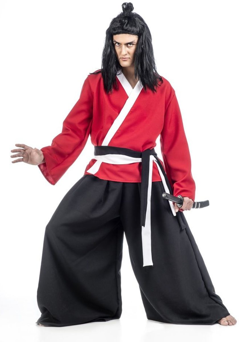 Ninja & Samurai Kostuum | Zen Samurai Miyamoto Musashi | Man | Maat 60 | Carnaval kostuum | Verkleedkleding